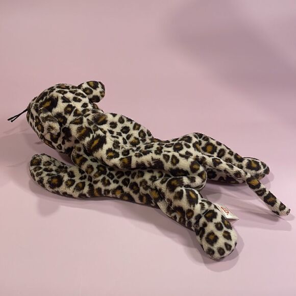 Ty Beanie Baby Babies Freckles No Tag Leopard 1996 P.V.C. Pellets Stuffed Animal - Picture 7 of 12